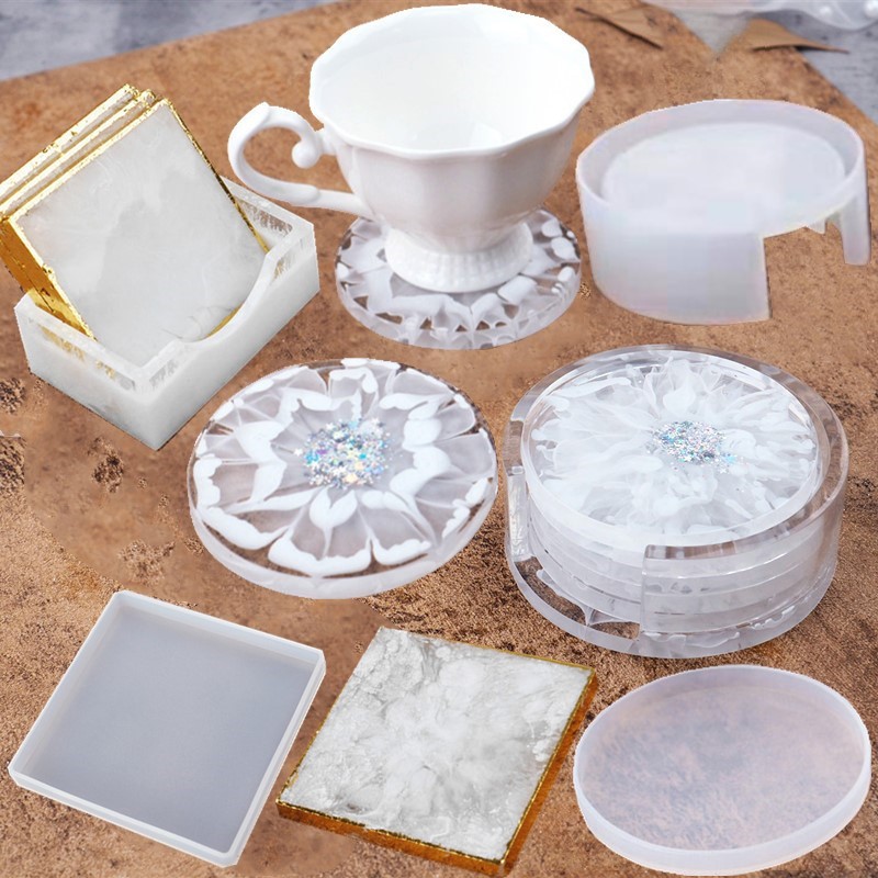Craft Embellishment Storage - SNASAN Coaster Cup Thảm Khuôn Silicon