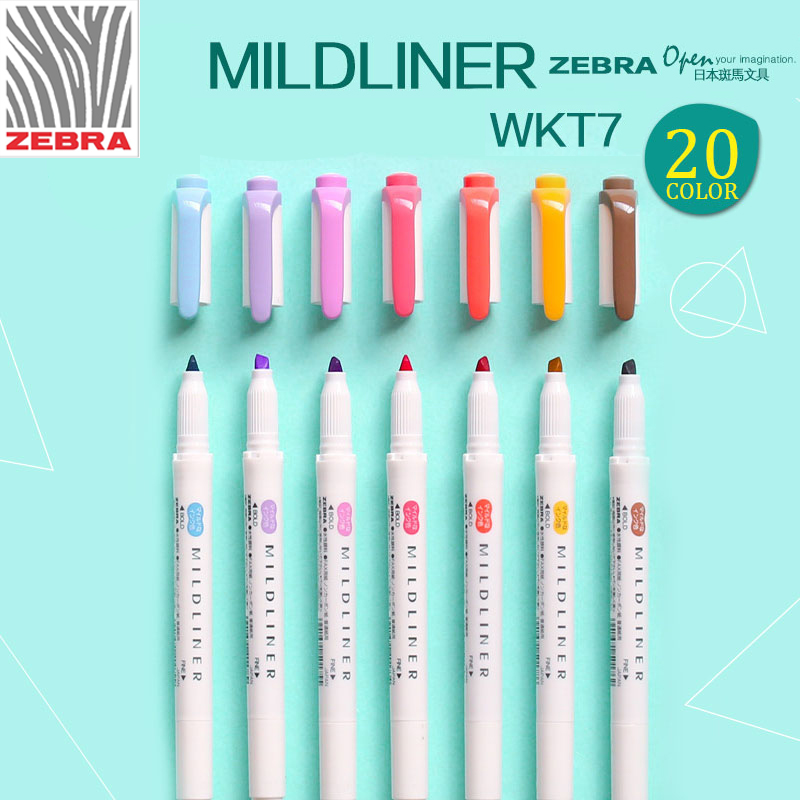 Zebra Pen Mildliner - Ngựa Vằn Mildliner 2 Mặt Cao