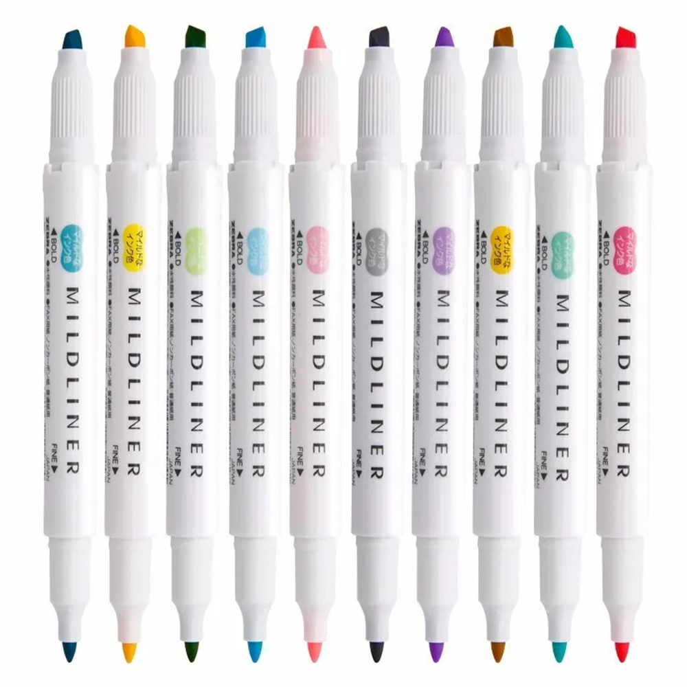 35 Color ZEBRA Mildliner Highl - đánh giá và giá Zebra Pen Mildliner