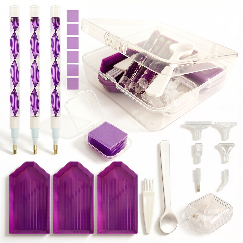 DIY Diamond Painting Tool Kit  - đánh giá và giá Craft Embellishment Storage