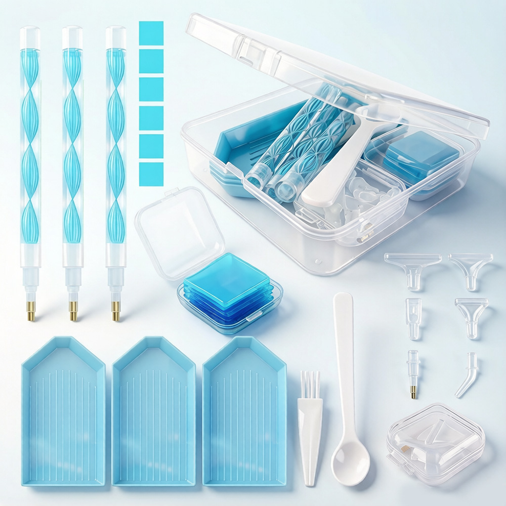 DIY Diamond Painting Tool Kit  - đánh giá và giá Craft Embellishment Storage