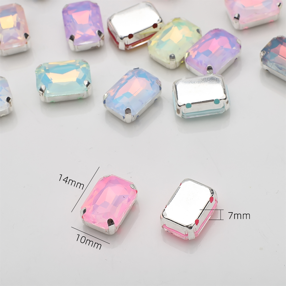 10 Pcs 10x14mm Sew On Rhinesto - đánh giá và giá Sew On Rhinestone