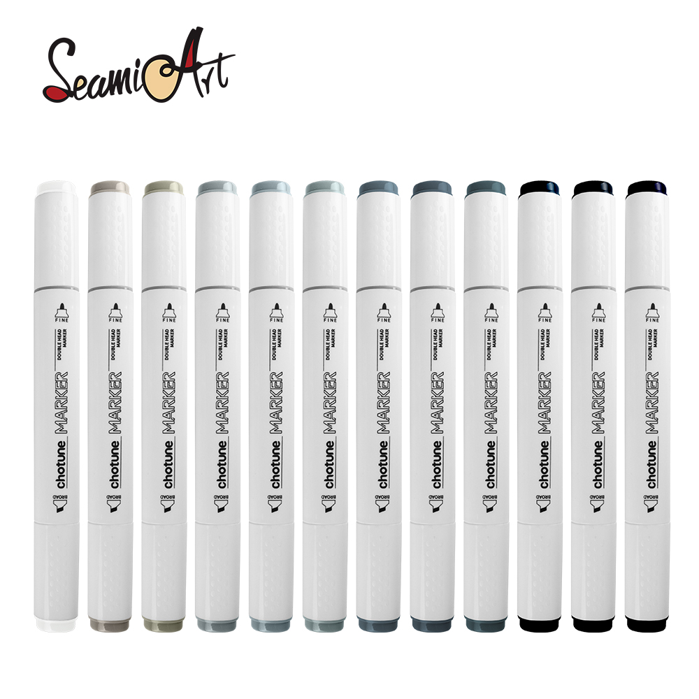 THOTUNE 12 Colors Warm Grey Co - đánh giá và giá Copic Marker Sketch