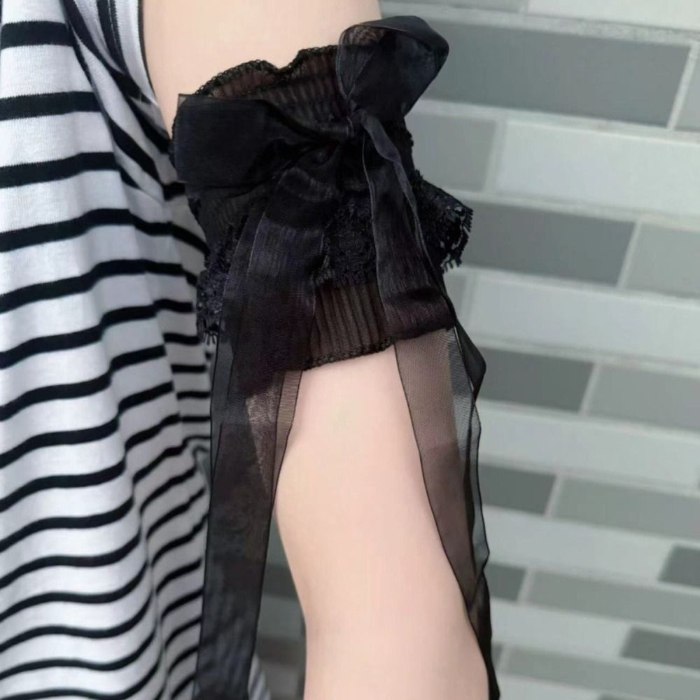 Fashion Lace Lolita Arm Sleeve - đánh giá và giá Lace Ribbon Trim