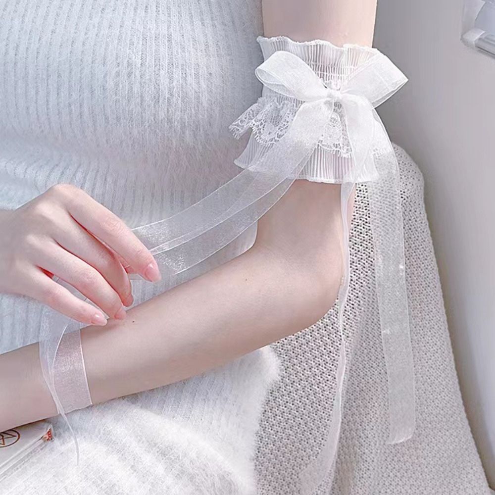 Fashion Lace Lolita Arm Sleeve - đánh giá và giá Lace Ribbon Trim
