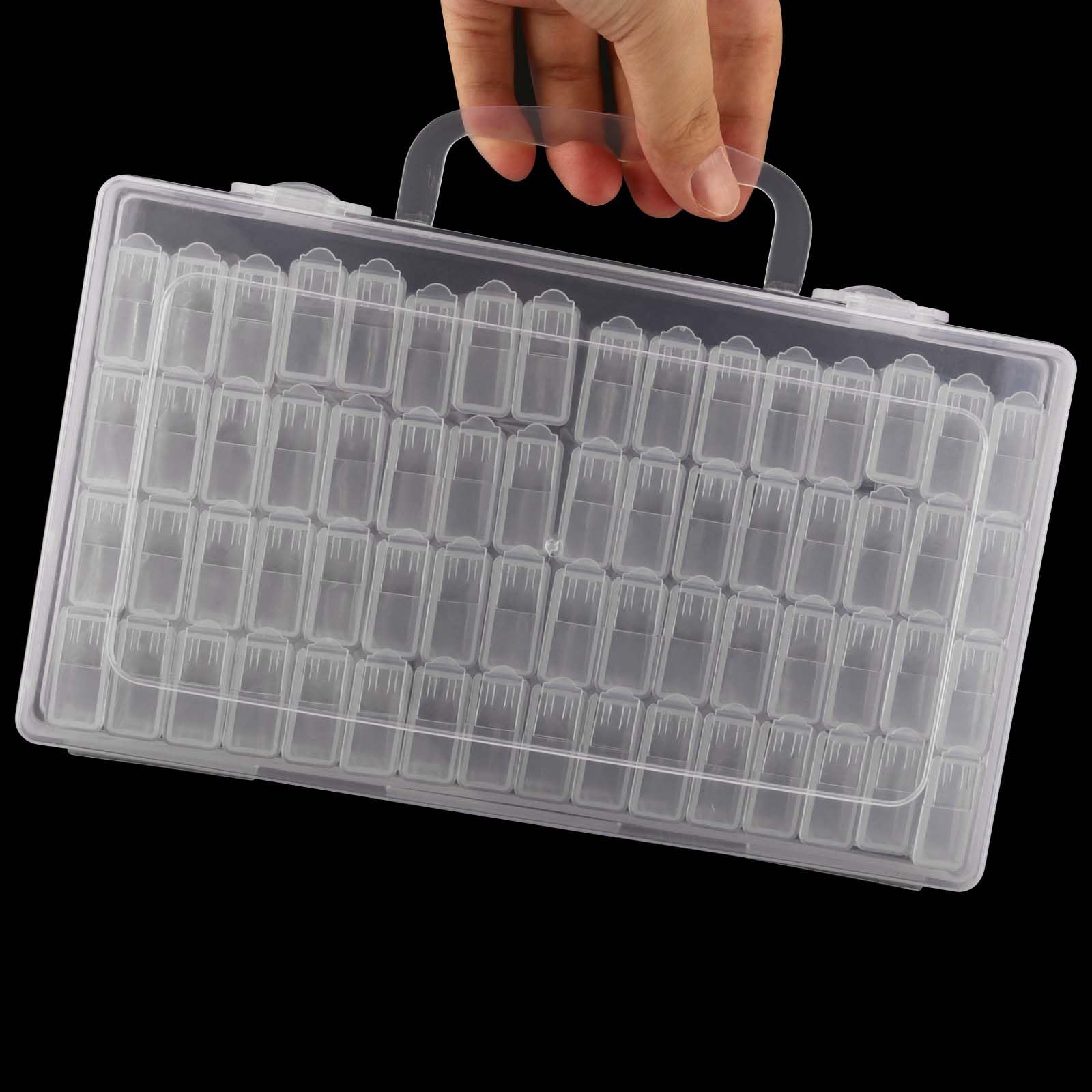 1/2/3/4Pack 64gird Diamond Pai - đánh giá và giá Craft Embellishment Storage