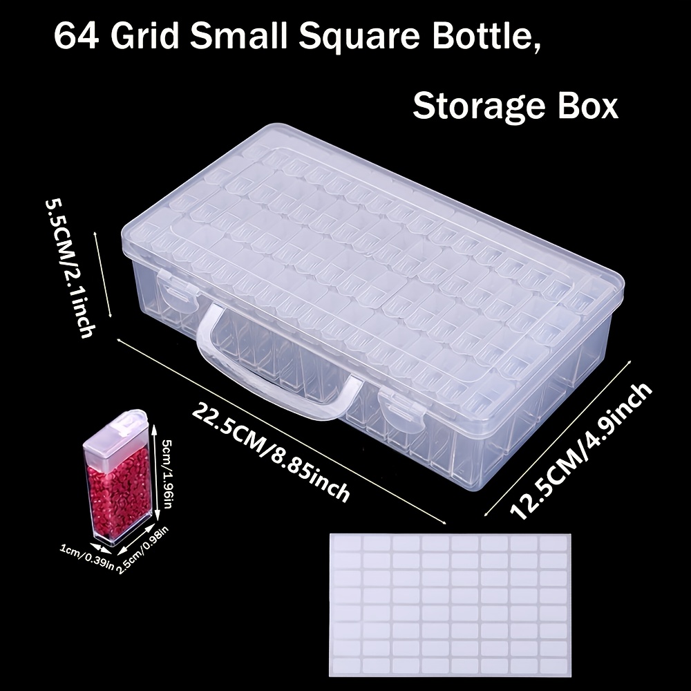 1/2/3/4Pack 64gird Diamond Pai - đánh giá và giá Craft Embellishment Storage
