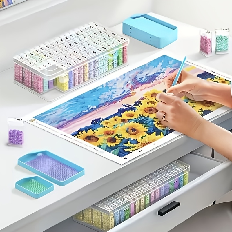 1/2/3/4Pack 64gird Diamond Pai - đánh giá và giá Craft Embellishment Storage