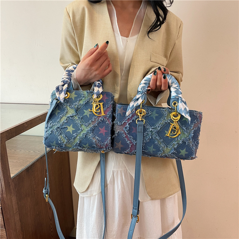 Y2K Women's New Denim Star Han - đánh giá và giá Craft Embellishment Storage