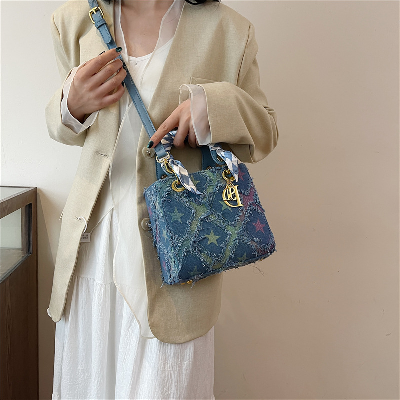 Y2K Women's New Denim Star Han - đánh giá và giá Craft Embellishment Storage