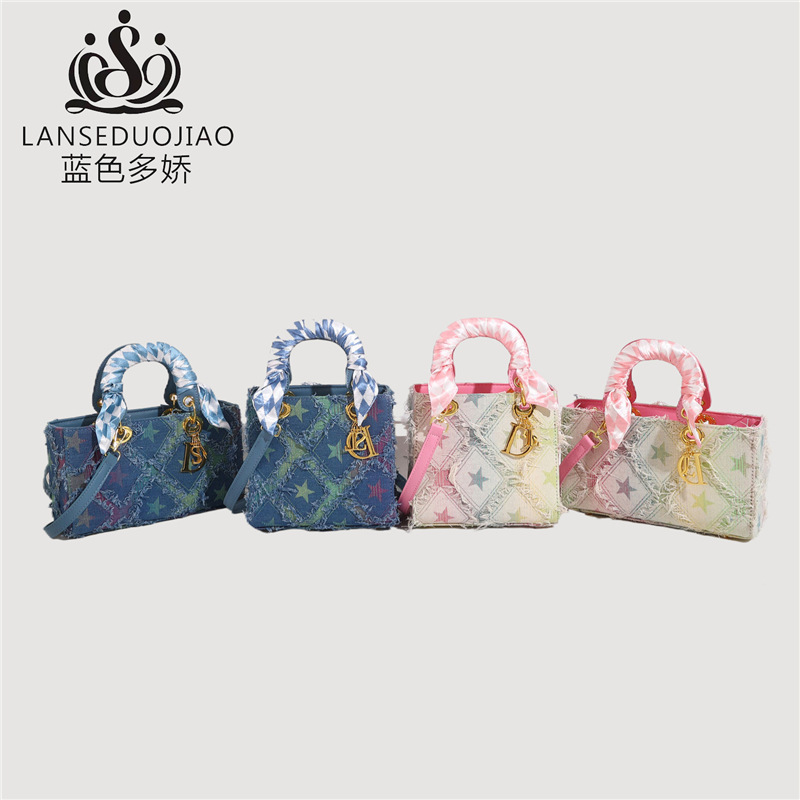 Y2K Women's New Denim Star Han - đánh giá và giá Craft Embellishment Storage