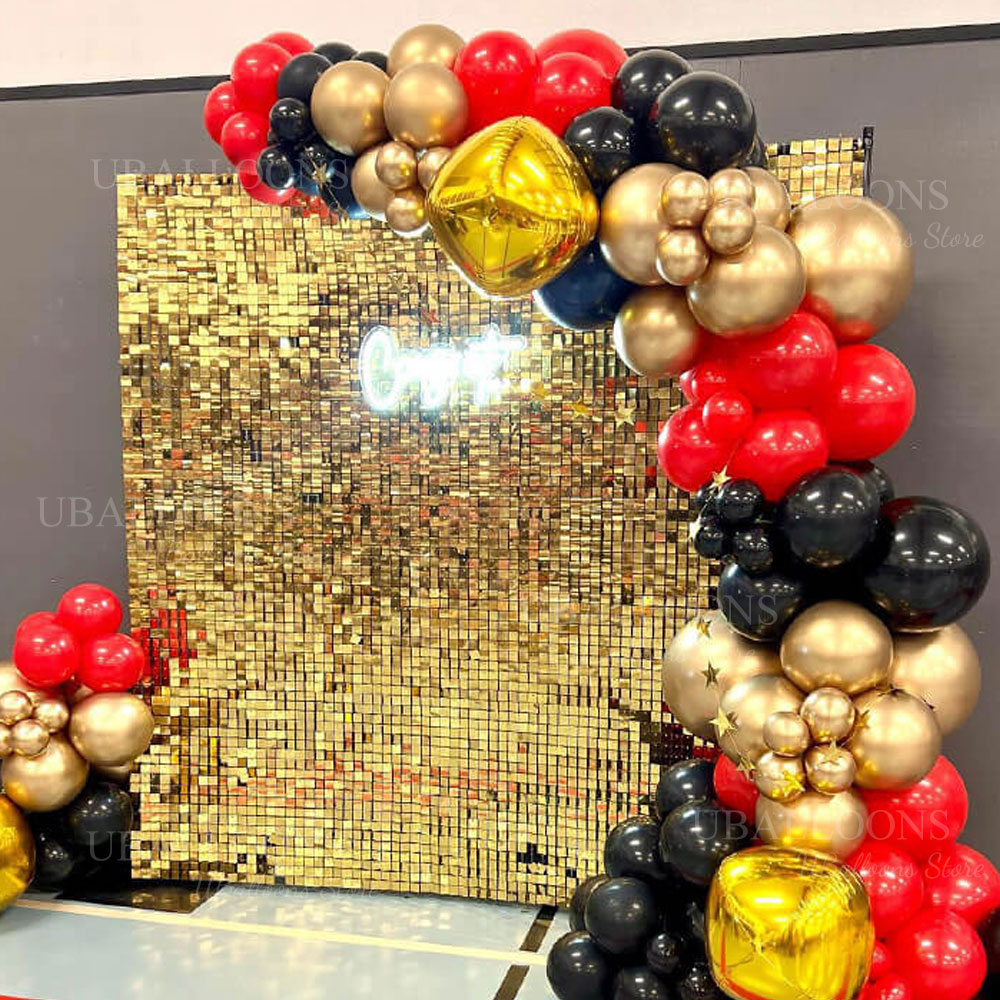 Champagne Gold Shimmer Backdro - đánh giá và giá Sequin Fabric Panel