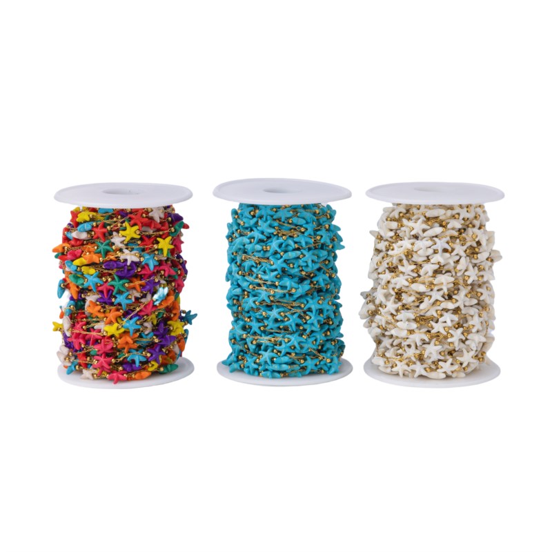1Meter Stainless Steel Starfis - đánh giá và giá Pearl Trim Chain