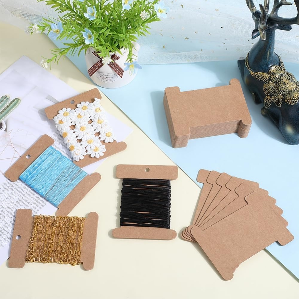50Pcs Cardboard Spool Bulk Fla - đánh giá và giá Organza Ribbon Spool
