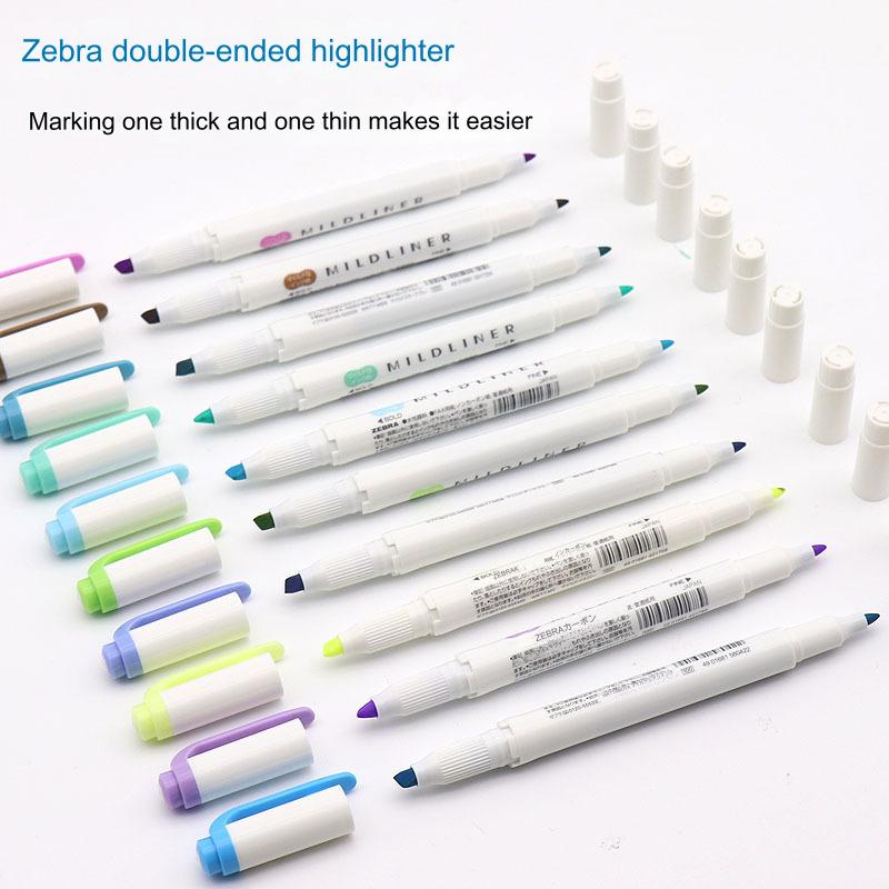 Zebra 25/35 Colors Mildliner H - đánh giá và giá Zebra Pen Mildliner