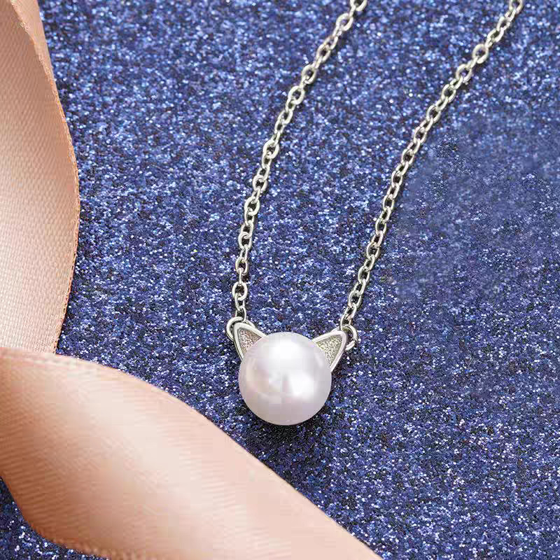 Fashion 925 Sterling Silver Je - đánh giá và giá Pearl Trim Chain