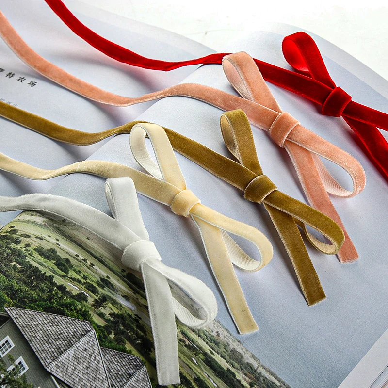 50Yards/roll Velvet Flocking R - đánh giá và giá Velvet Ribbon Roll