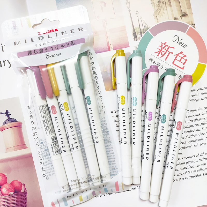 NEW zebra mildliner highlighte - đánh giá và giá Zebra Pen Mildliner