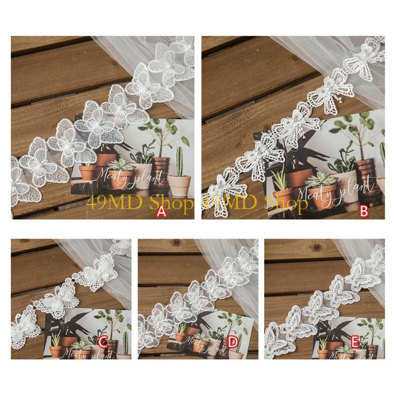 49MD 1 Sân Nơ Cho Thêu Bướm Vi - đánh giá và giá Lace Ribbon Trim