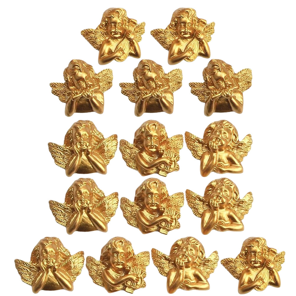 15pcs Resin Angel Accessories  - đánh giá và giá Craft Embellishment Storage