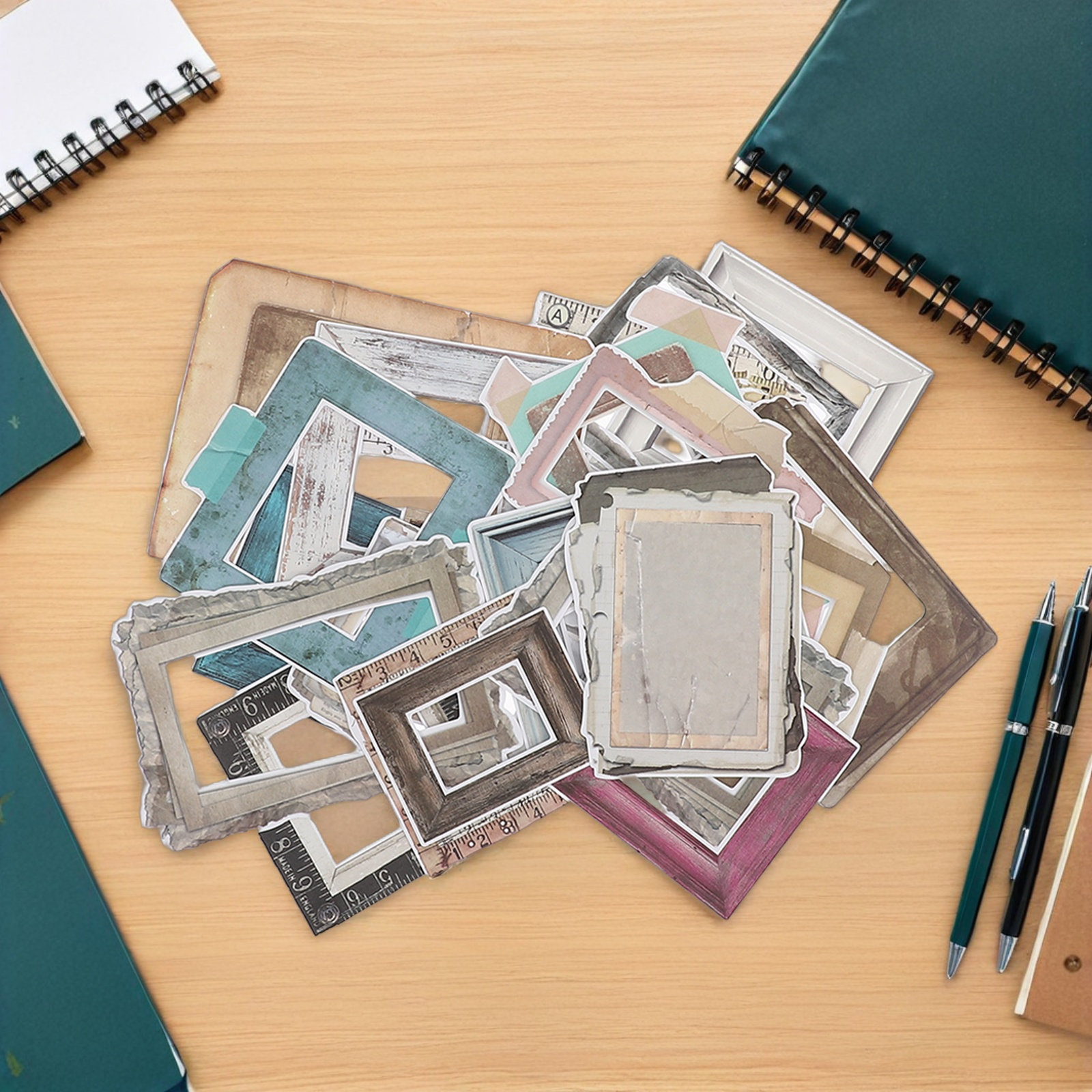 35Pcs Frame Stickers for Scrap - đánh giá và giá Embellishments For Scrapbooking