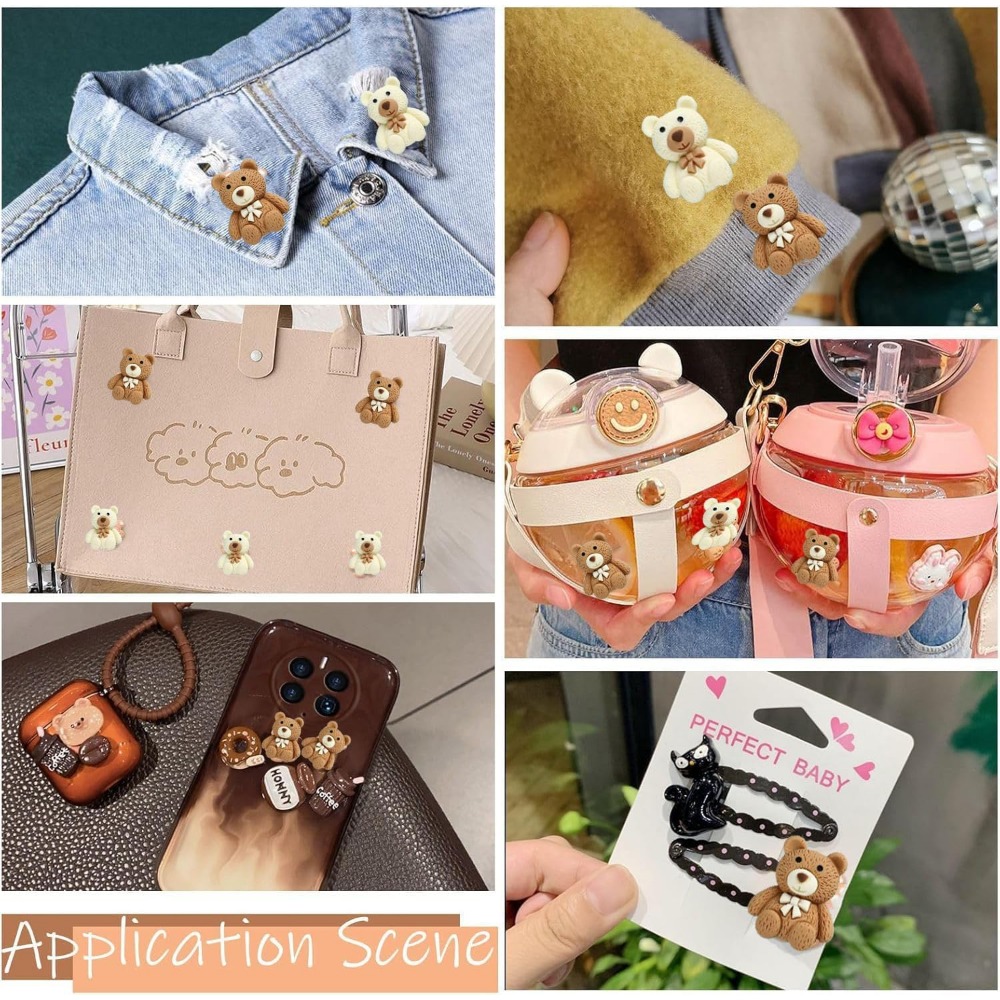 10-100pcs Cartoon Beige Coffee - đánh giá và giá Embellishments For Scrapbooking
