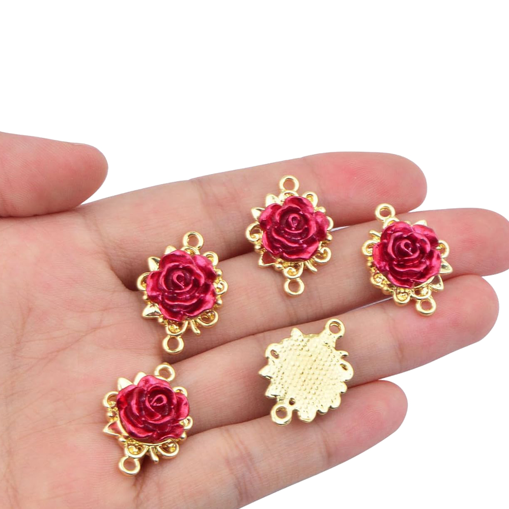 5/10pcs Rose Charms 3D Rose Fl - đánh giá và giá Embellishment Crafts
