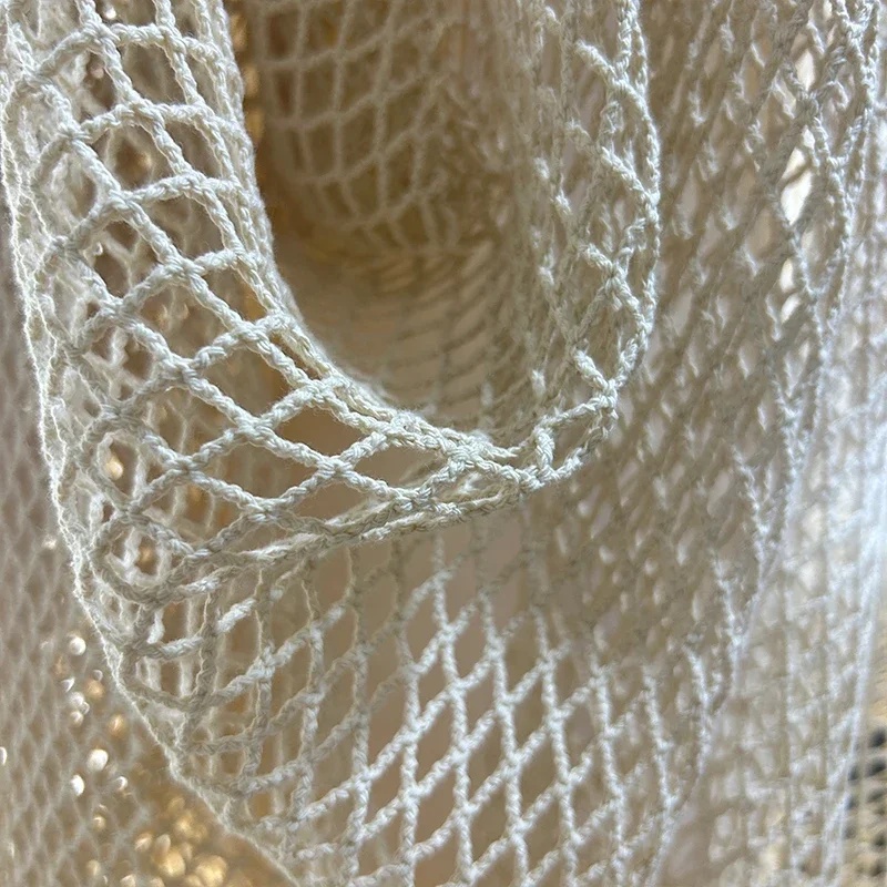 Fishing Net Fabric Cotton Line - đánh giá và giá Crystal Mesh Fabric