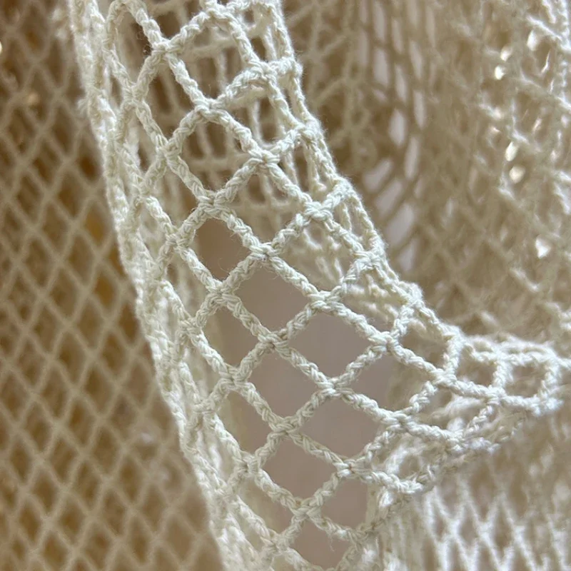 Fishing Net Fabric Cotton Line - đánh giá và giá Crystal Mesh Fabric