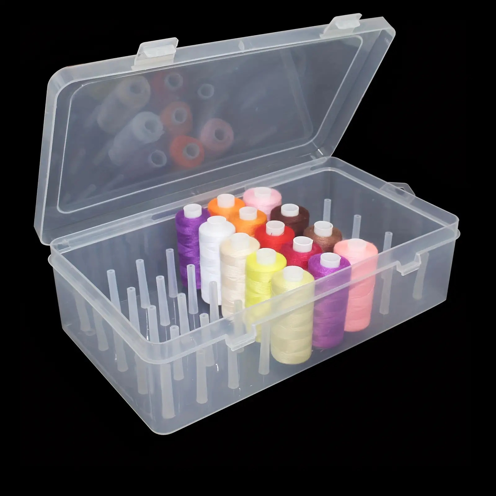 Clear Plastic Sewing Thread St - đánh giá và giá Craft Embellishment Storage
