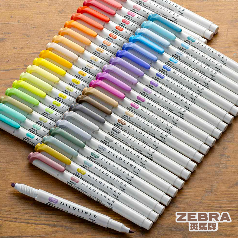Zebra Mildliner Highlighter Pe - đánh giá và giá Zebra Pen Mildliner