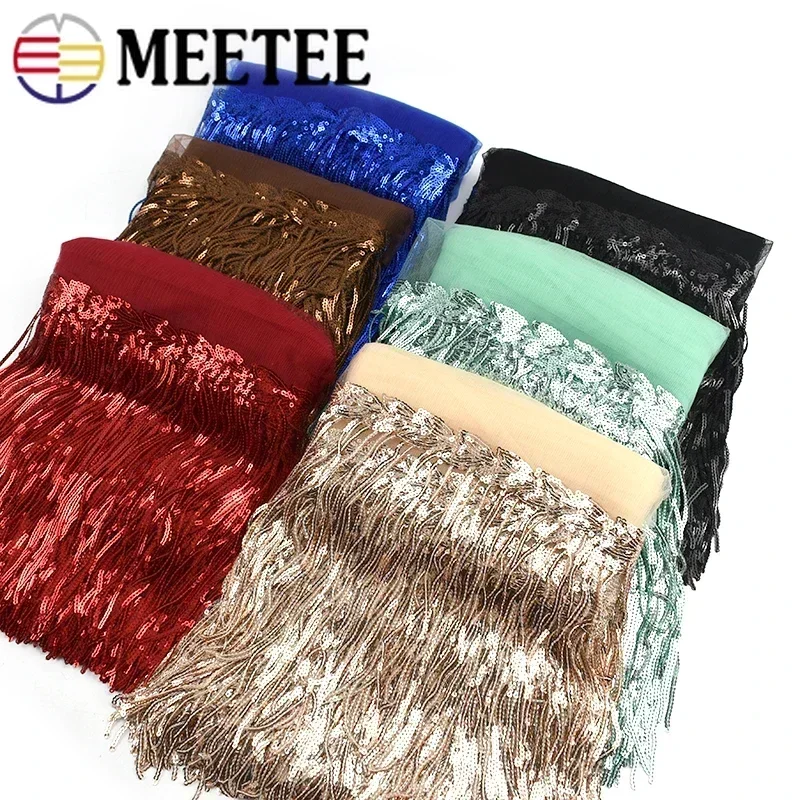 2/5/10Yards Sequin Embroidery  - đánh giá và giá Fringe Ribbon Sewing