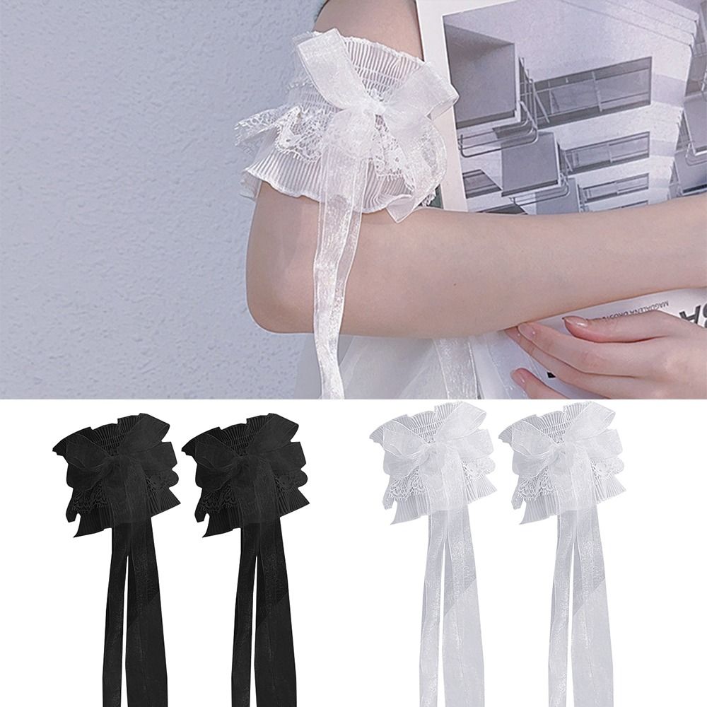 Arm Warmers Bowknot Arm Sleeve - đánh giá và giá Lace Ribbon Trim