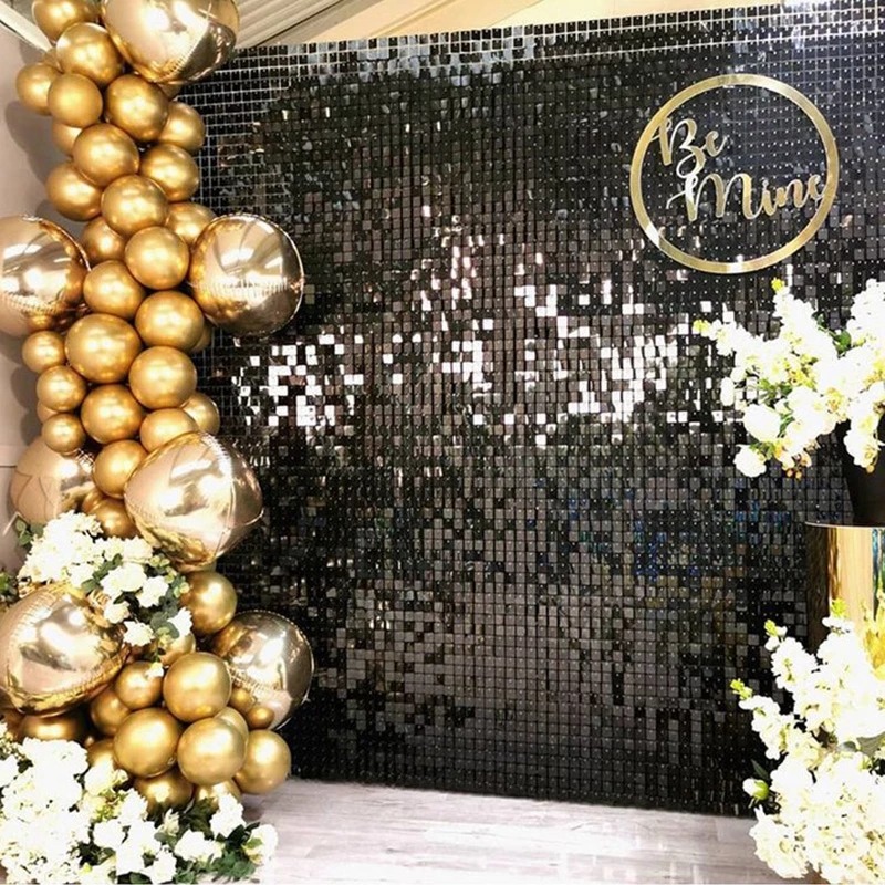 12/16/18/24PCS Shimmer Wall Ba - đánh giá và giá Sequin Fabric Panel