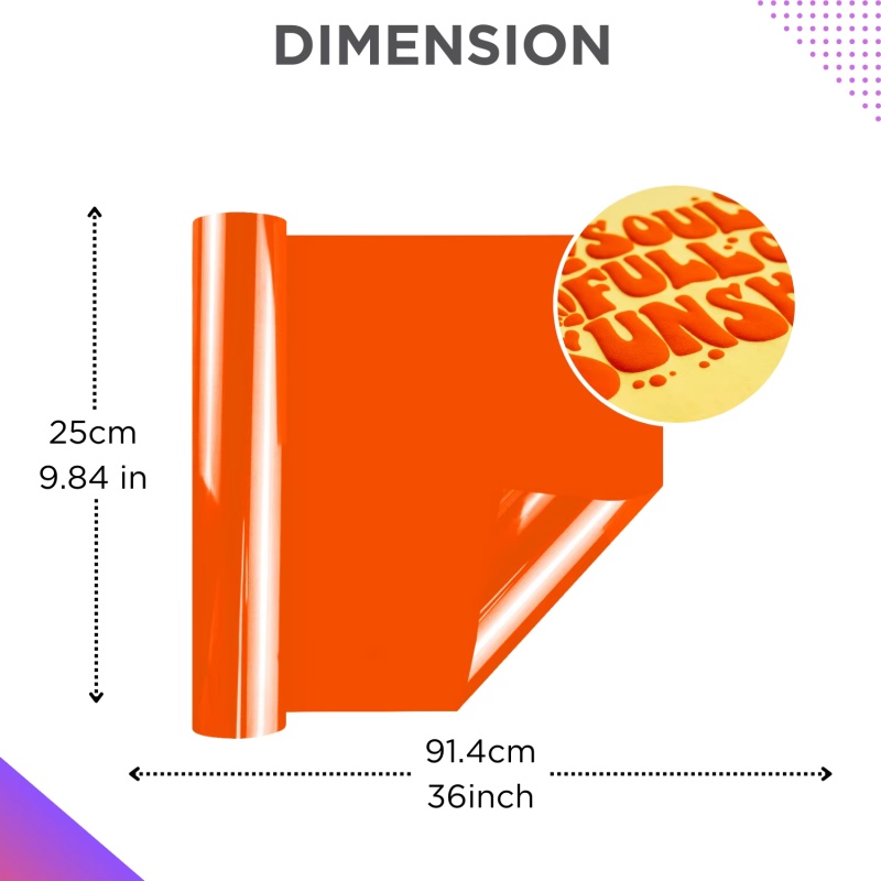 3D Puff Heat Transfer Vinyl, P - đánh giá và giá Glitter Vinyl Roll