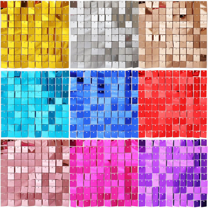 6-27 Pcs Light Golden Shimmer  - đánh giá và giá Sequin Fabric Panel