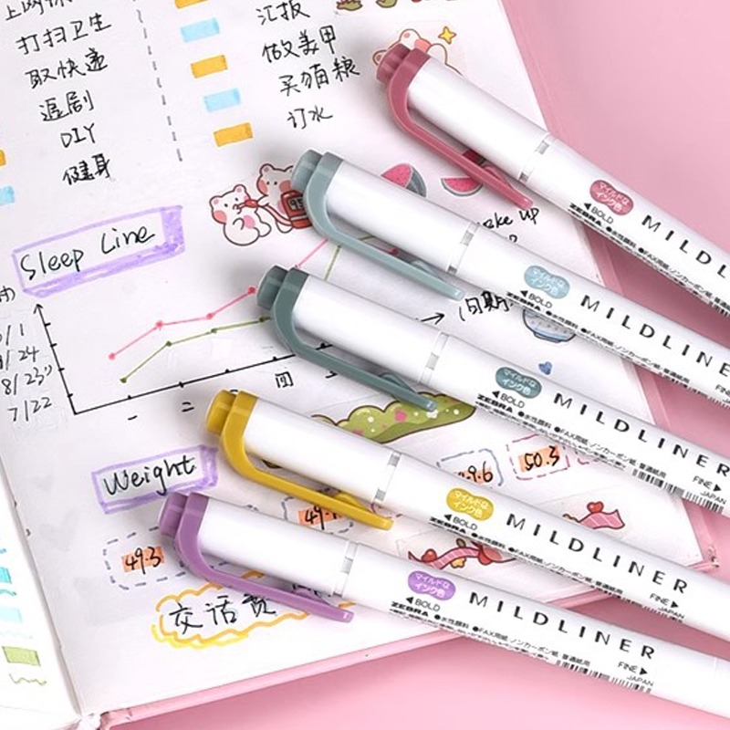 1/3pcs ZEBRA MILDLINER WKT7 Hi - đánh giá và giá Zebra Pen Mildliner