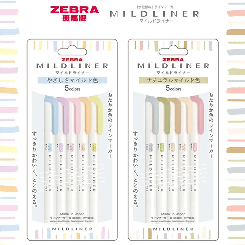 5/10pcs Zebra Highlighter Pen  - đánh giá và giá Stabilo Marker Boss