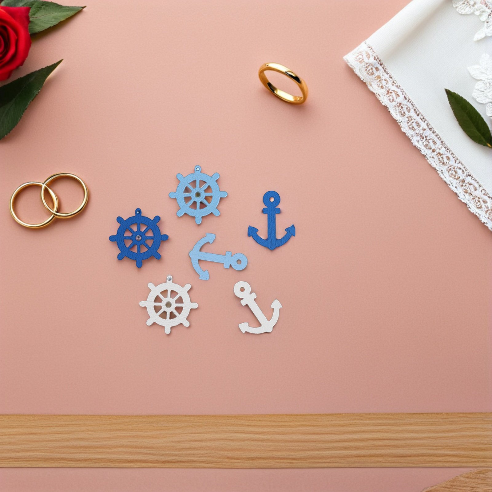 100 Pcs Wooden Anchor Mini Pen - đánh giá và giá Embellishments For Scrapbooking