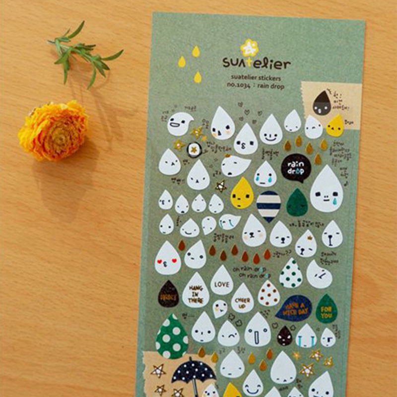 Suatelier Kawaii Hàn Quốc Dán  - đánh giá và giá Embellishments For Scrapbooking