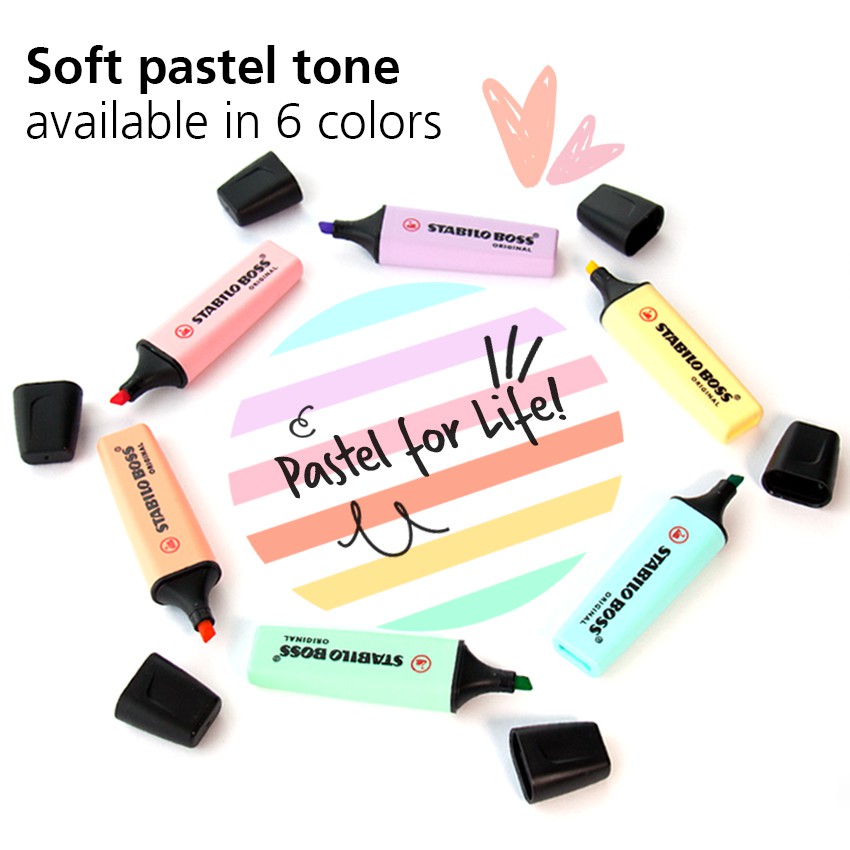 STABILO BOSS ORIGINAL Pastel H - đánh giá và giá Stabilo Marker Boss
