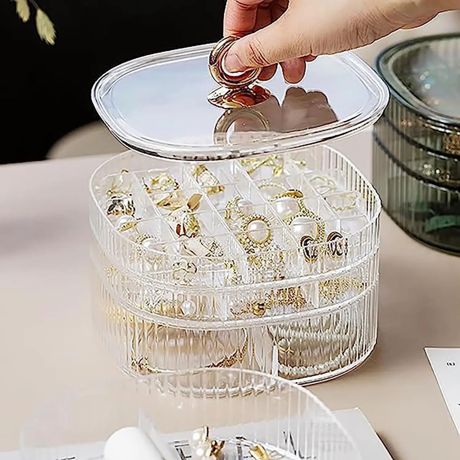 Jewelry Box, Jewelry Organizer - đánh giá và giá Craft Embellishment Storage