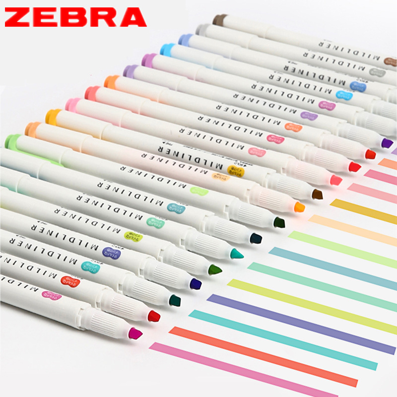 Zebra Handwriting Pen Mildline - đánh giá và giá Zebra Pen Mildliner