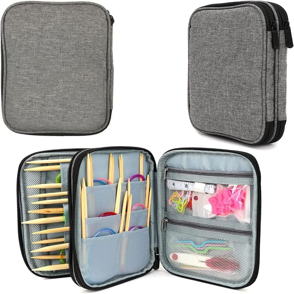 Knitting Needle Case, Portable - đánh giá và giá Craft Embellishment Storage