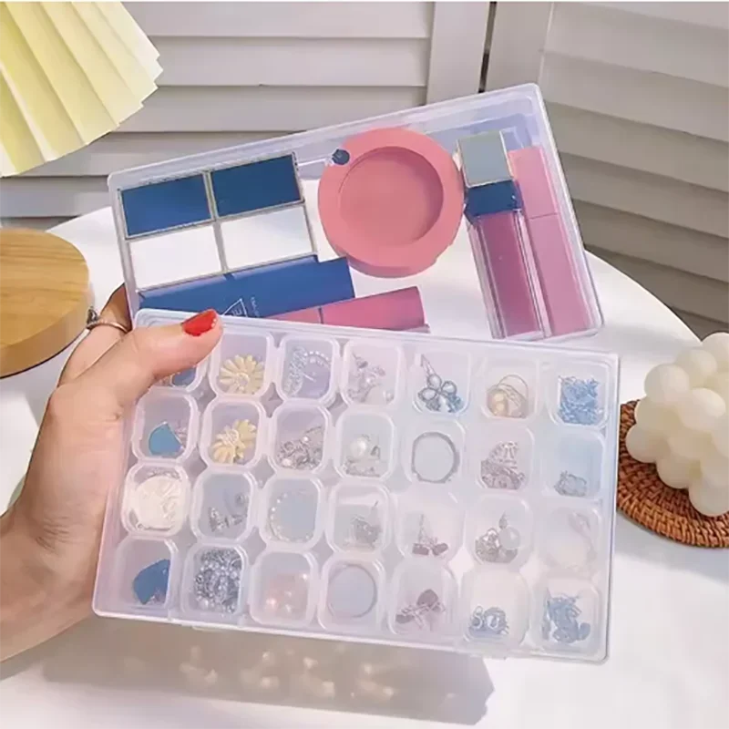 28 grid diamond painting tool  - đánh giá và giá Craft Embellishment Storage