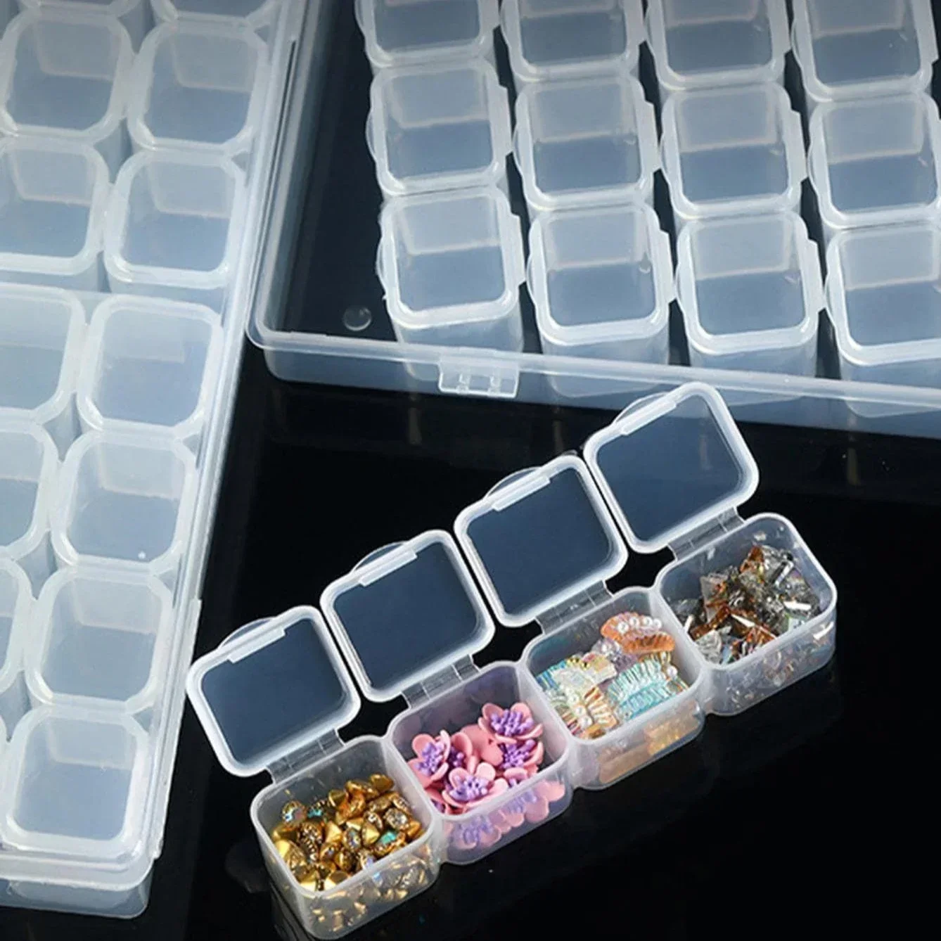 28 grid diamond painting tool  - đánh giá và giá Craft Embellishment Storage